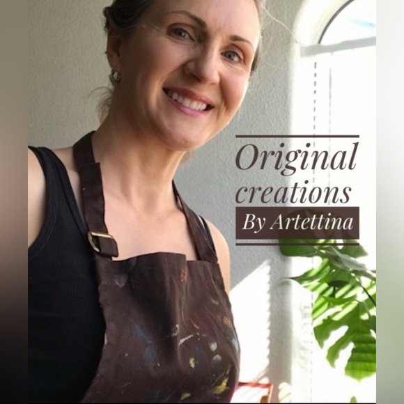 Original Bunny Rabbit painting Whimsical surreal art Character Charcoal Pastel - Picture 8 of 8